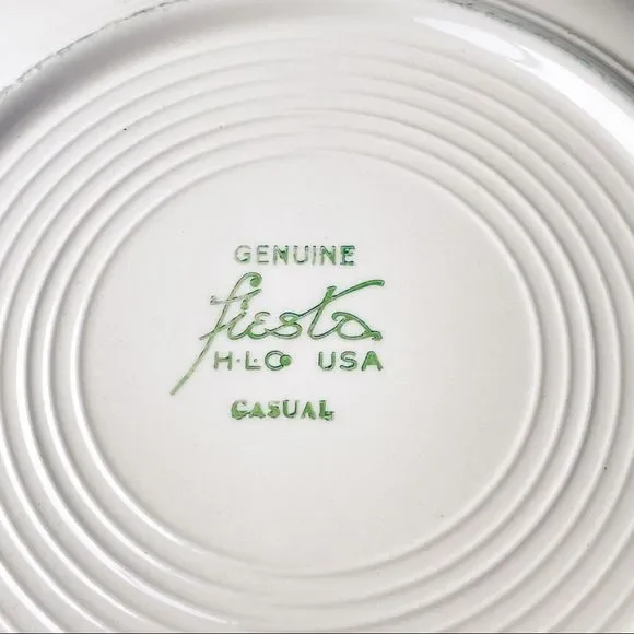 SOLD Fiesta Fiestaware Rare Vintage 1960’s Hawaiian 12 Point Daisy Dinner Plate - Picture 5 of 8